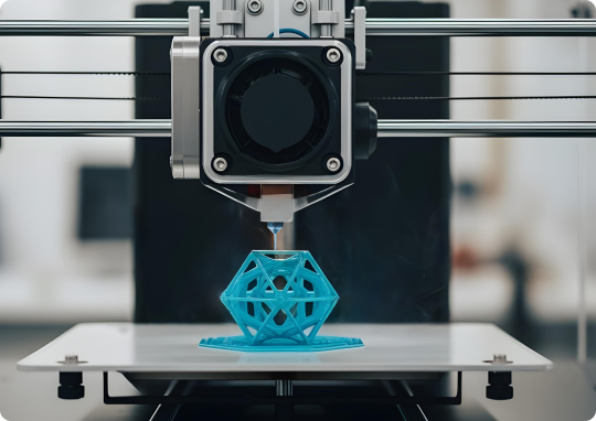 Detailed 3D printed object